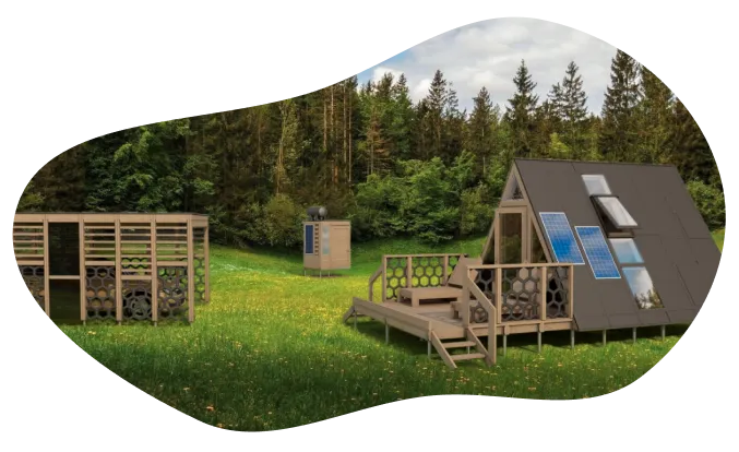 Építészet természetes alapanyagokkal